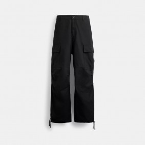 Coach Outlet Cargo Pants Black CN461