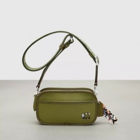 Coach Outlet Crossbody Belt Bag In Coachtopia Leather Olive Green CK114