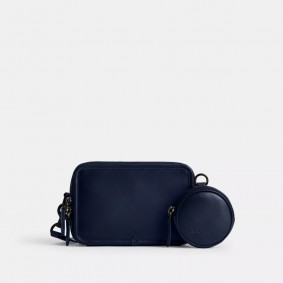 Coach Outlet Charter Crossbody With Hybrid Pouch Deep Blue CM370