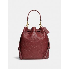 Coach FIELD BUCKET BAG IN SIGNATURE LEATHER C5274 B4/WN