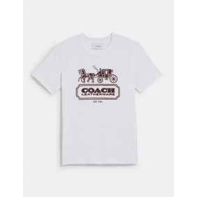 Coach HORSE AND CARRIAGE T-SHIRT IN ORGANIC COTTON C5559 NFY