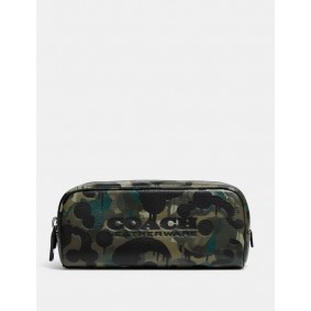 Coach TRAVEL KIT 21 WITH CAMO PRINT C6737 GN/BL