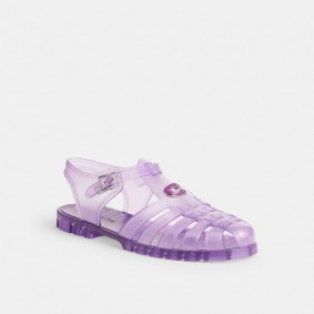 COACH Jelly Fisherman Sandal CK960 Orchid